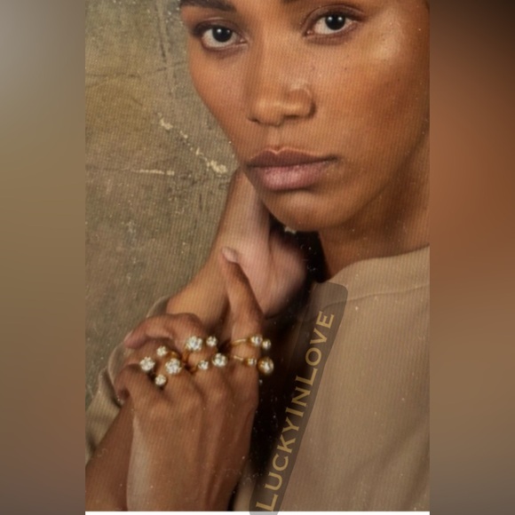 ALEXIS BITTAR • Asterales Gold Open Ring - Picture 12 of 15